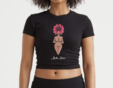 Peace Vs Hate Cropped T-shirt